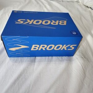 Brooks Shoe Box EMPTY Size 9.5 Men's Ghost Max 3 Primer Grey/Ebony with Paper